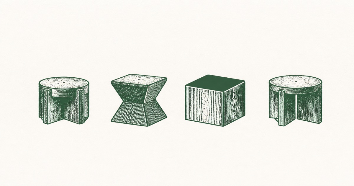 Four empty seats in a row, one marked — a model in a named place, not everywhere.